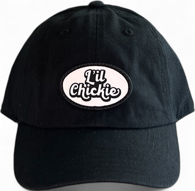 Black/White Kids Ball Cap