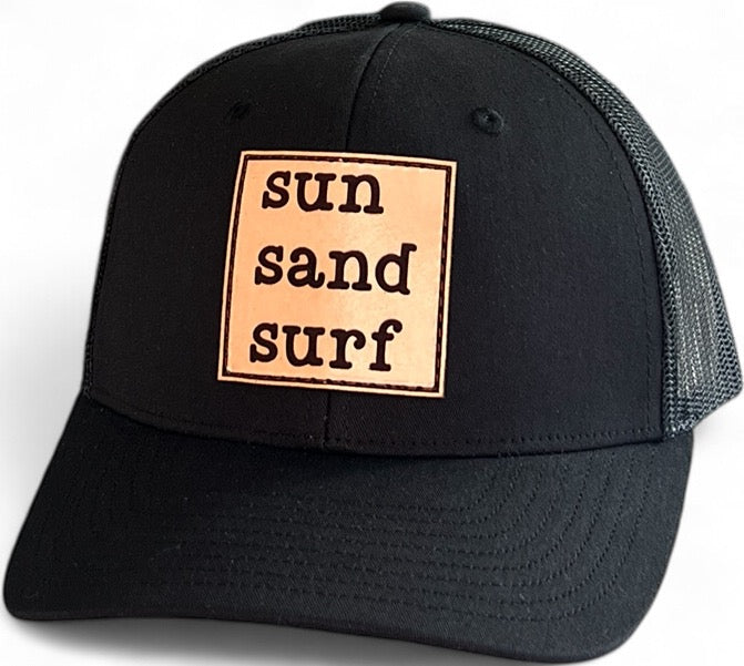 Black/Tan Kids Trucker Hat