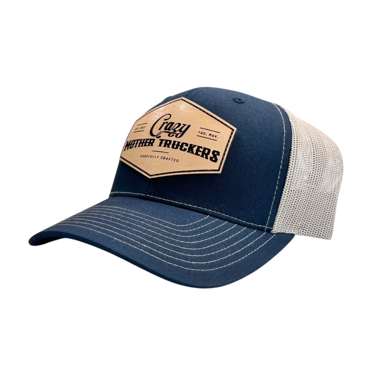 Icon Logo Navy/Tan Trucker Hat