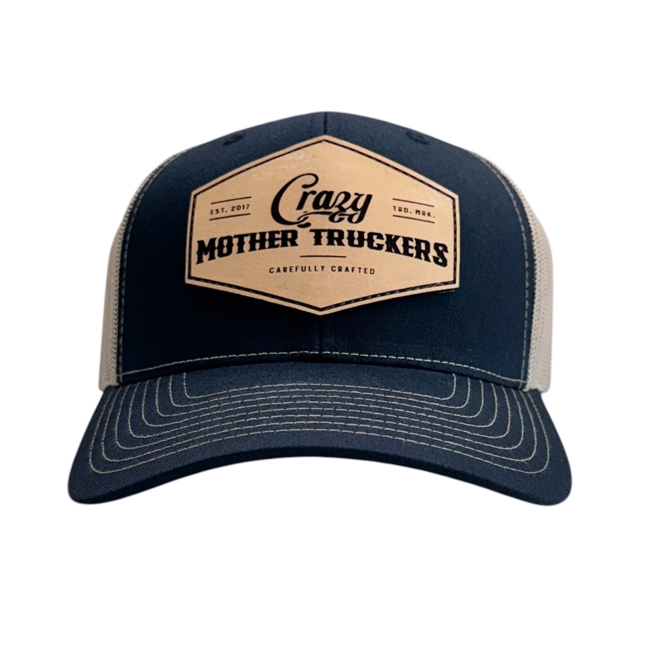 Icon Logo Navy/Tan Trucker Hat